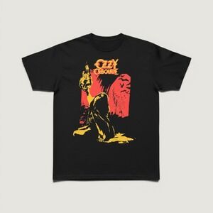 Ozzy Osbourne Graphic T Shirt Black Mens Large Heavy Metal Rock Band Tee